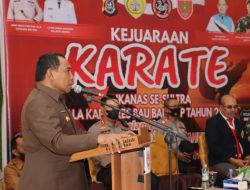 La Ode Ahmad Monianse Buka Kejuaraan Karate