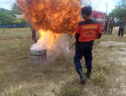110 Warga Mubar Mengikuti Sosialisasi Pencegahan Kebakaran Dalam Daerah