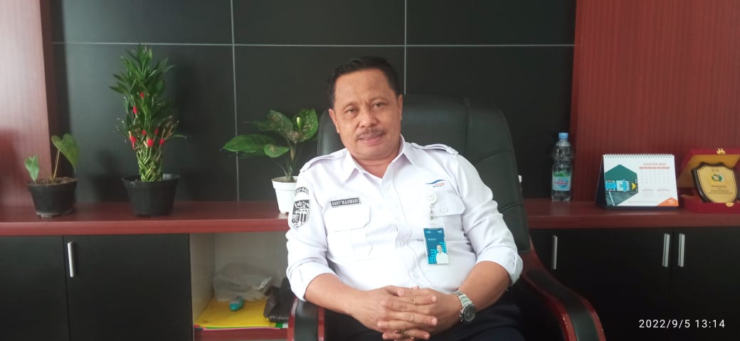 General Manager PT ASDP cabang Baubau, Rudy Mahmudi. (Foto Murdin)