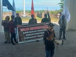 Demo Harga BBM, Mahasiswa Kecewa Tak Menemukan Satupun Aleg di Kantor DPRD Baubau