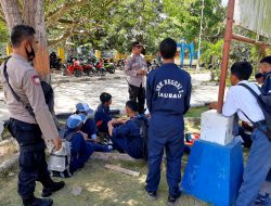Sat Binmas Polres Baubau Menyambangi SMKN 2 Baubau, Penyuluhan Kamtibmas