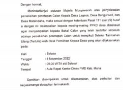Keputusan Tiga PPKD Dibatalkan, Desk Pilkades Gelar Seleksi Ulang