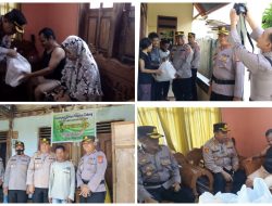 Kapolres Muna Beri Bantuan Sembako Kepada Penyandang Disabilitas