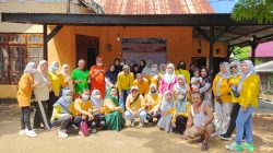 Warga Kelurahan Kadolomoko, Kecamatan Kokalukuna antusias mengikuti kegiatan Gerakan Masyarakat Hidup Sehat (Germas). Kegiatan difokuskan di lingkungan RW 03/RT 02. (Foto Murdin)