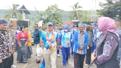 Bupati dan Wakil Bupati Butur menghadiri acara pembukaan Porprov Sultra ke XIV di Kabupaten Buton. (Foto Istimewa)