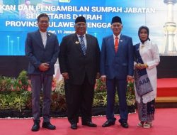 Asrun Lio Dilantik Sebagai Sekda Sulawesi Tenggara Definitif
