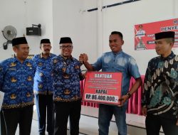 Pj Bupati Mubar Salurkan Bantuan Subsidi Bahan Bakar untuk Transportasi Umum