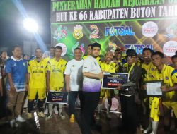 Wasaga Juara Turnamen Futsal HUT Buton ke-66
