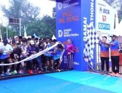Damai Half Marathon 2025, Ribuan Pelari Guncang Kendari, Angkat Potensi Sport Tourism dan Kebersamaan